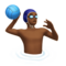Person Playing Water Polo - Medium Black emoji on Apple